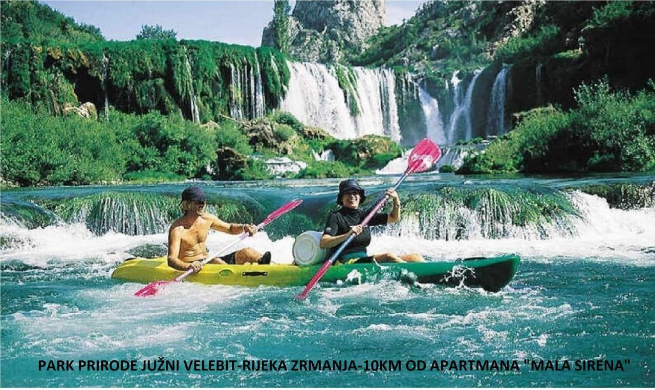 Apartmani Mala Sirena Maslenica Exterior foto